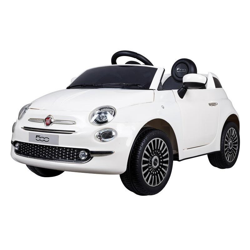 Coche Electrico Infantil Fiat 500 Blanco