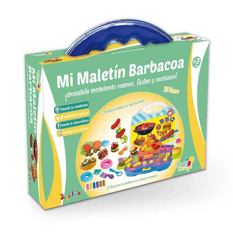 Maletín para modelado con plastilina