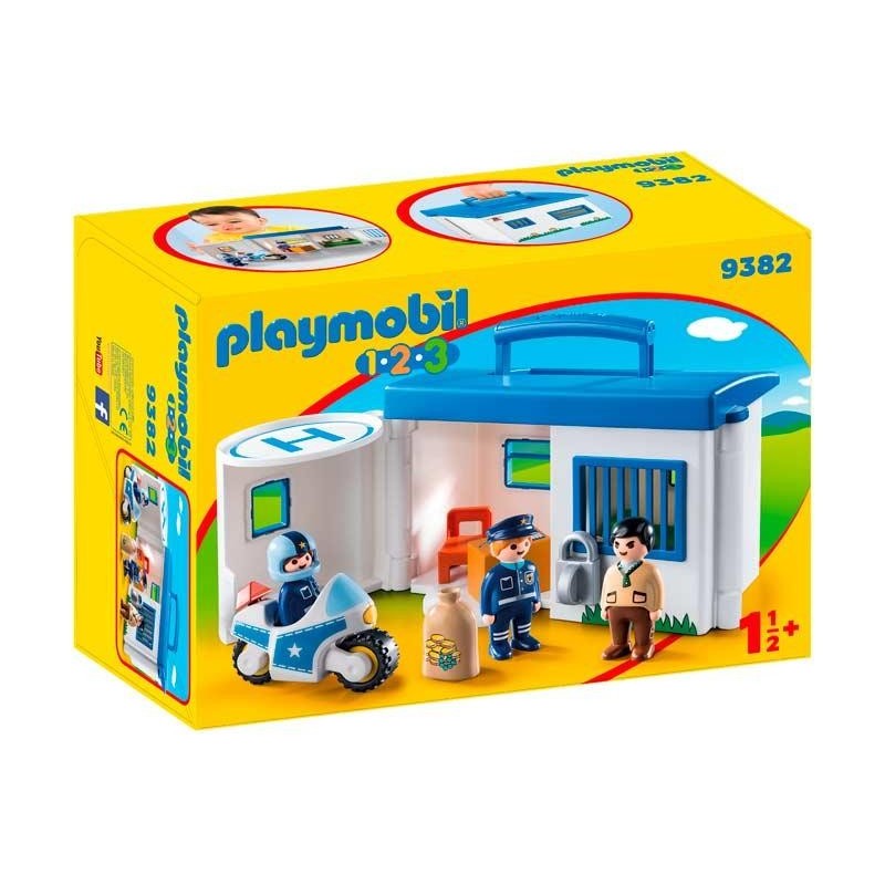 comisaria policia playmobil juguettos