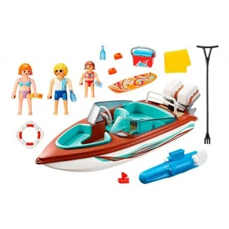 Playmobil Family Fun Lancha Motora con Motor