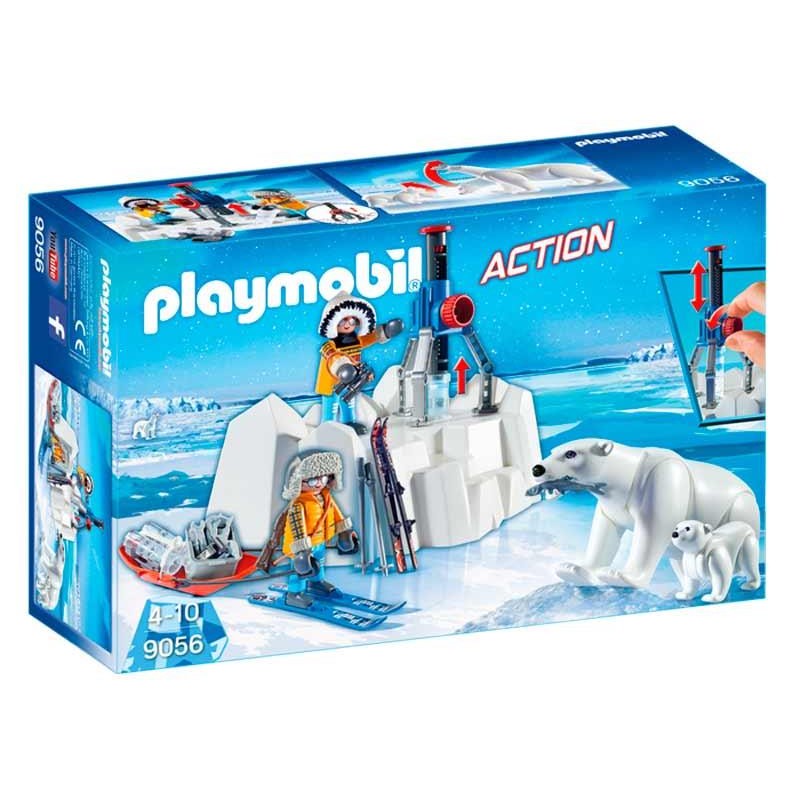 playmobil escaladores con refugio