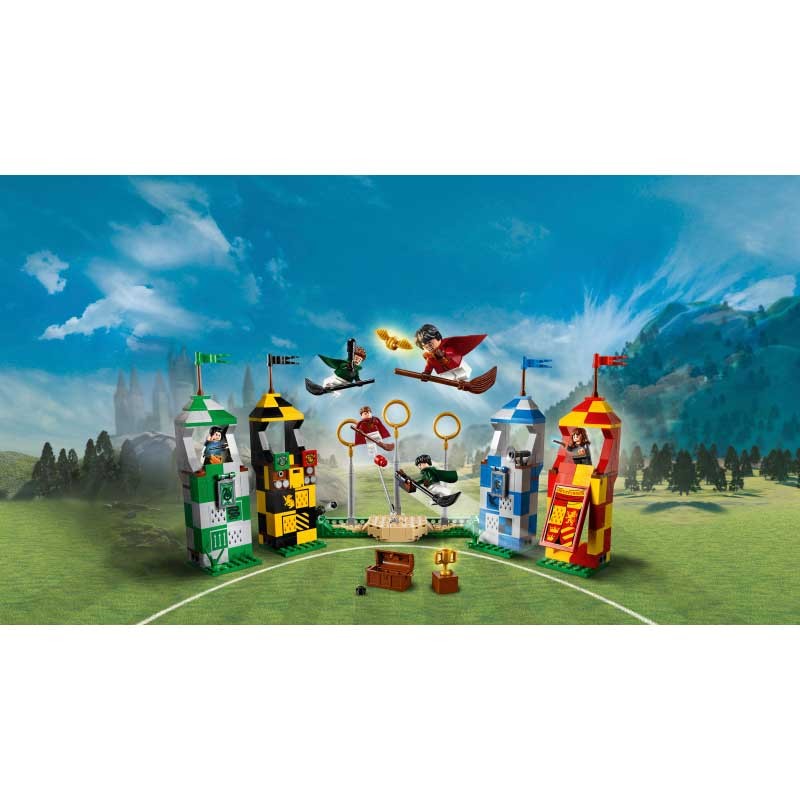 partido de quidditch lego