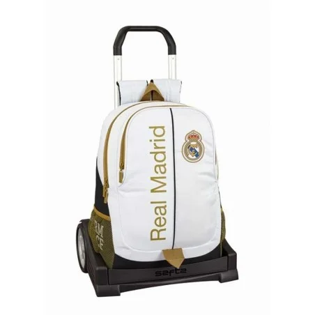 Mochila Real Madrid 1ª equipación blanca y dorada adaptable a carro -  JUGUETES PANRE