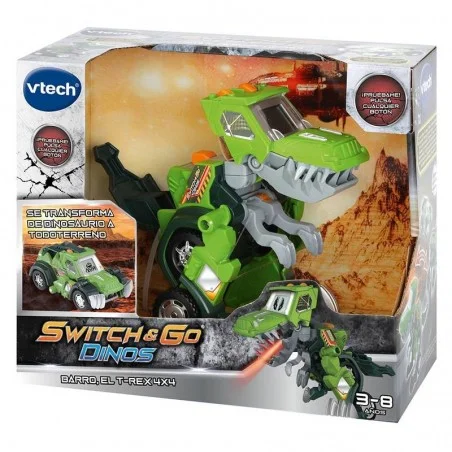 Vtech Switch & Go Dinos Sprint Velociraptor Moto Multicolore