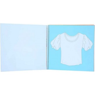 Top Model Tshirt Designer Cuaderno Para Colorear