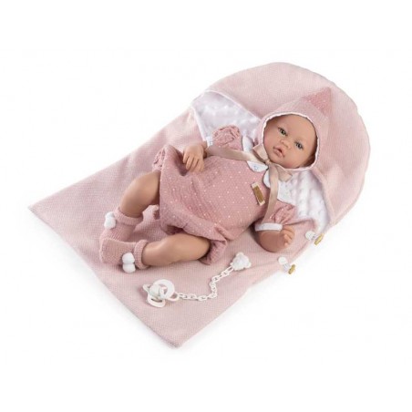 Muñeca Bebé Cloe 46 cm Con Sonido