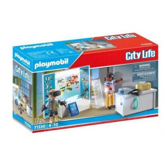 Paseo Comercial con 3 tiendas Playmobil City Life 180 Piezas