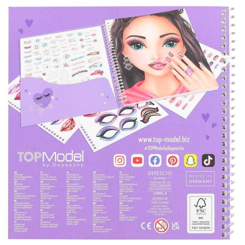 Top Model Dress Me Up Maquillaje y Uñas Beauty