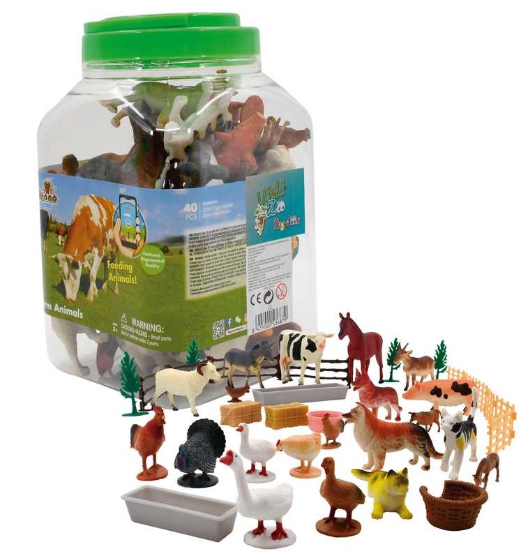 Comprar Cubo 40 piezas animales de granja · ANIMAL PLANET · Hipercor