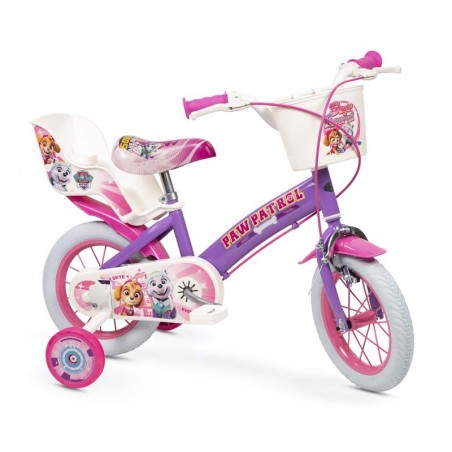 Bicicleta 12 Pulgadas Patrulla Canina Violeta