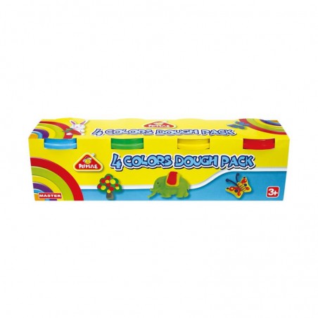 Set de 4 Botes de Plastilina