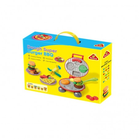 Set Plastilina Super Burguer BBQ