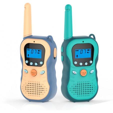 Walkie talkies con modificación de voz para niños