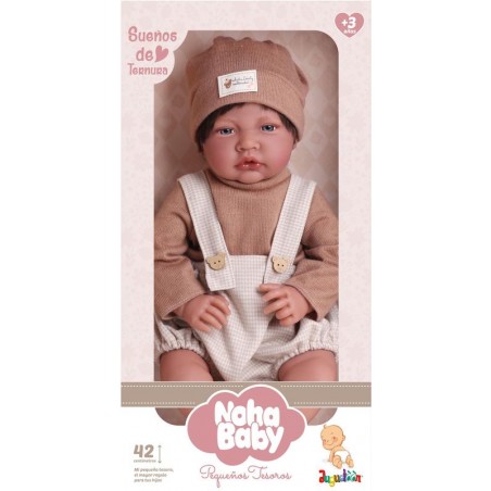 Muñeca bebé Noha Peto Beige 42 cm