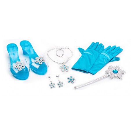 Playset de Princesa Azul con Zapatos y Joyas