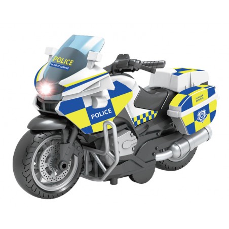 Moto de Policia con Motor Pull Back