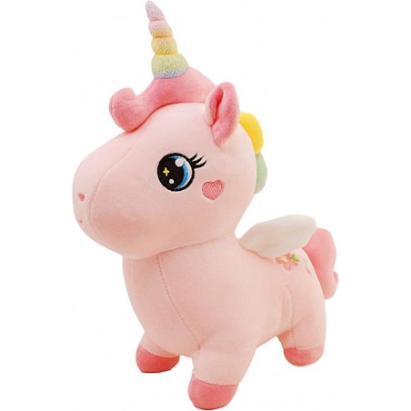 Bolso con unicornio de peluche