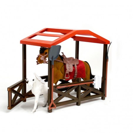 Playset de Caballo con Establo